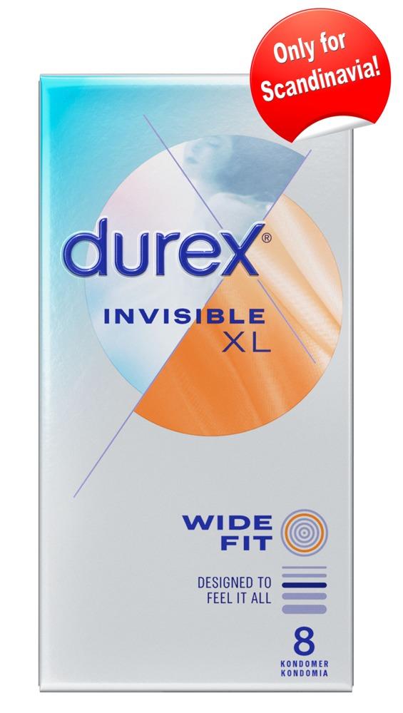 Durex Invisible XL - Ultratynde Kondomer til Sikkerhed