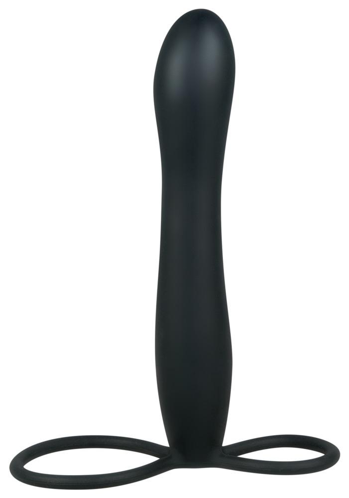 Anal Dildo "Anal Special" - Sort Silikone med Stropper