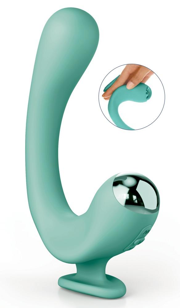 Dobbeltvibrator "reflexx Rabbit 2" med varmefunktion