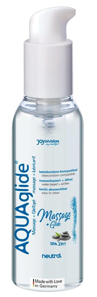 Aquaglide Massage- og Glidegel 2 i 1, 200 ml fra Joydivision