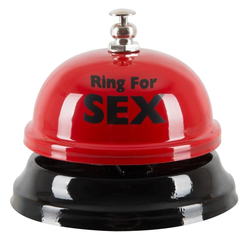 "Rød Klokke med 'Ring For Sex' – Sjov Dekoration"