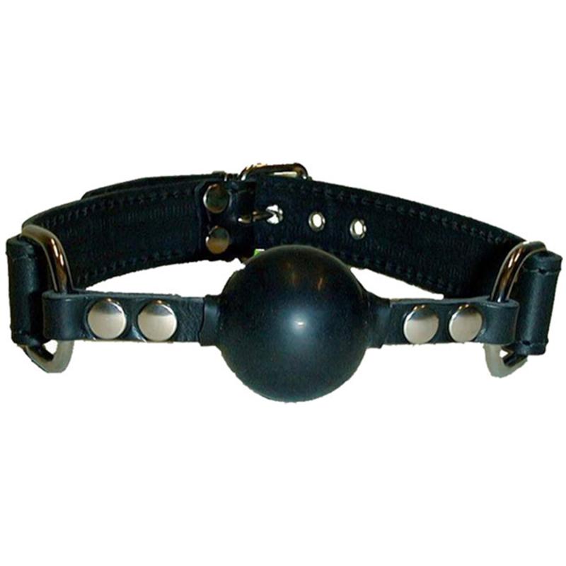 Bondage Gag Ball - Black fra Mister B til Fetish Eksperimenter