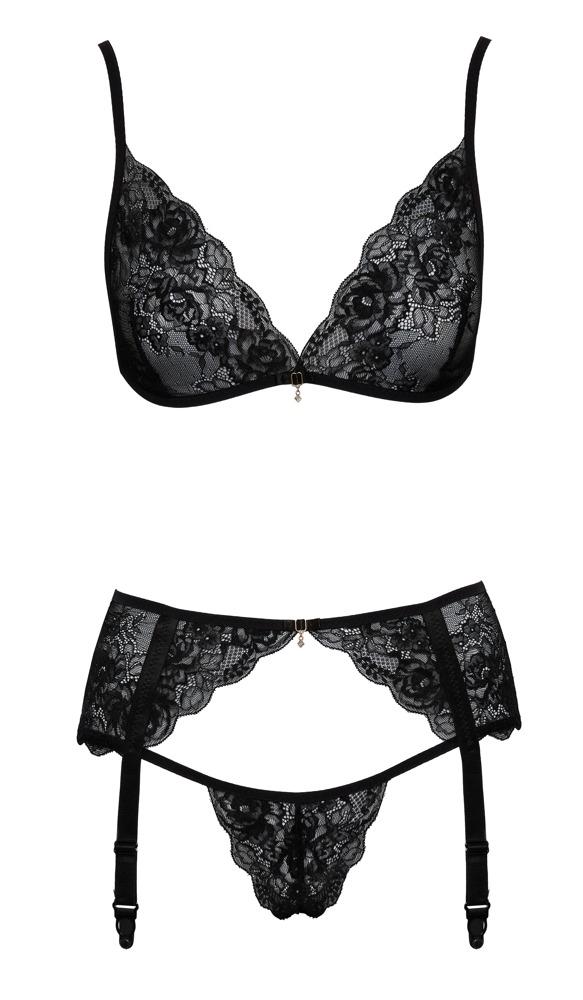 3 Delt Selesæt i Blonder fra Kissable - Eksklusiv Stilet!