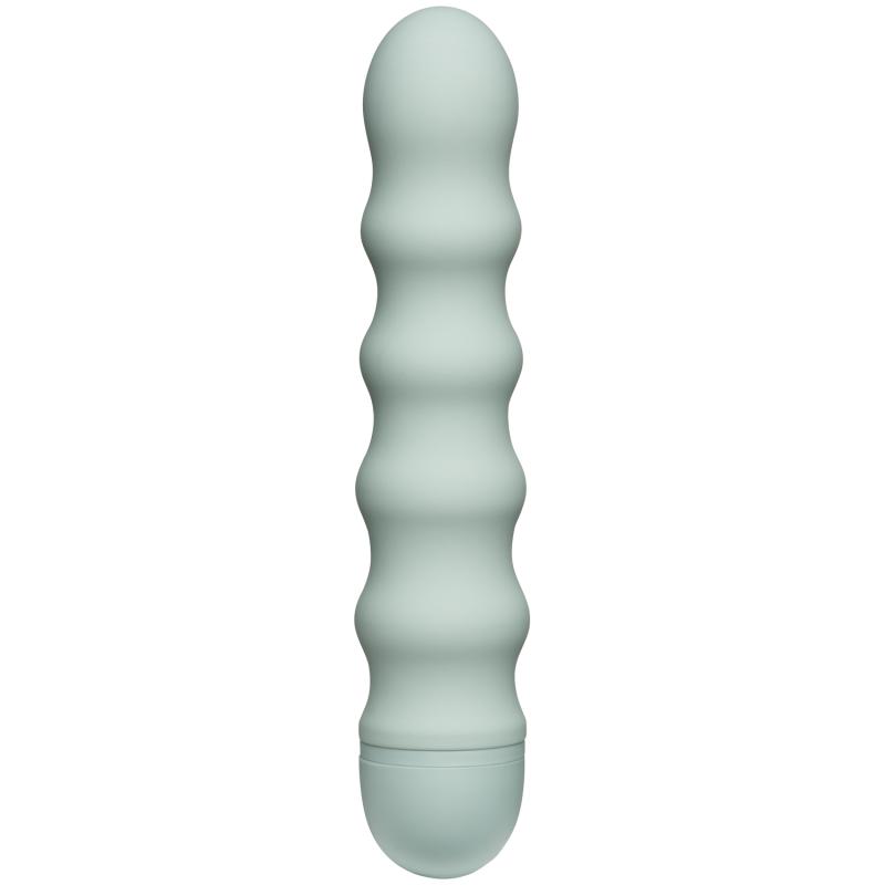 Bølget Dildo Vibrator i Grøn fra Amaysin - Nydelse til Salg