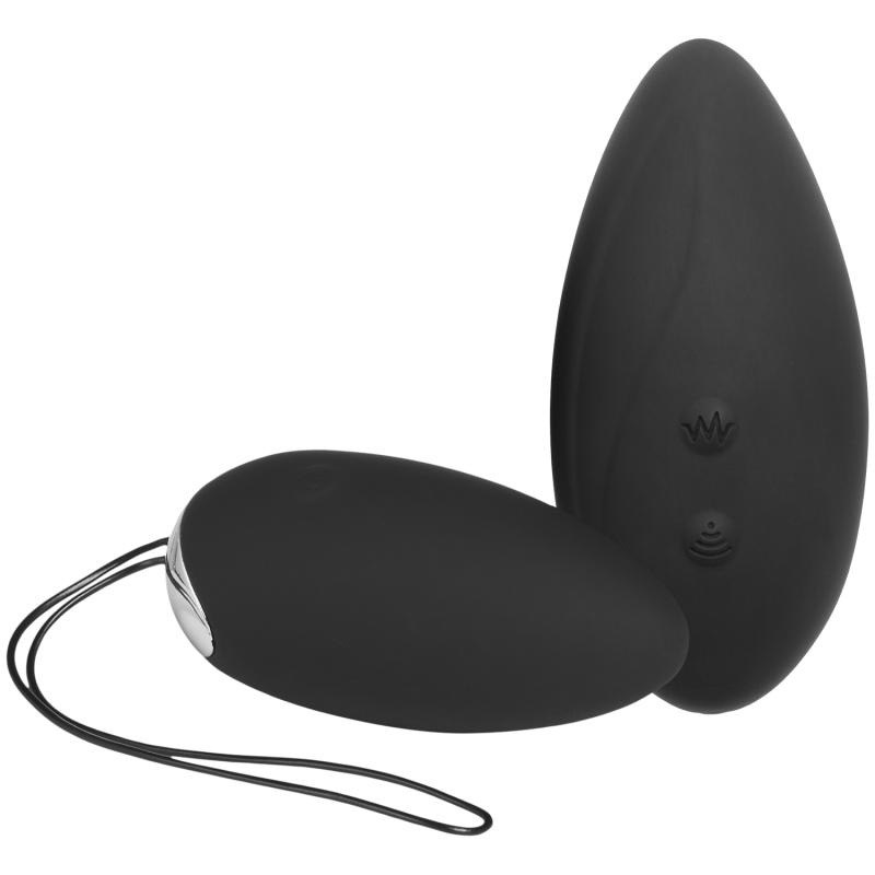 2-i-1 Bliss Love Æg & Klitoris Vibrator - Black fra Sinful