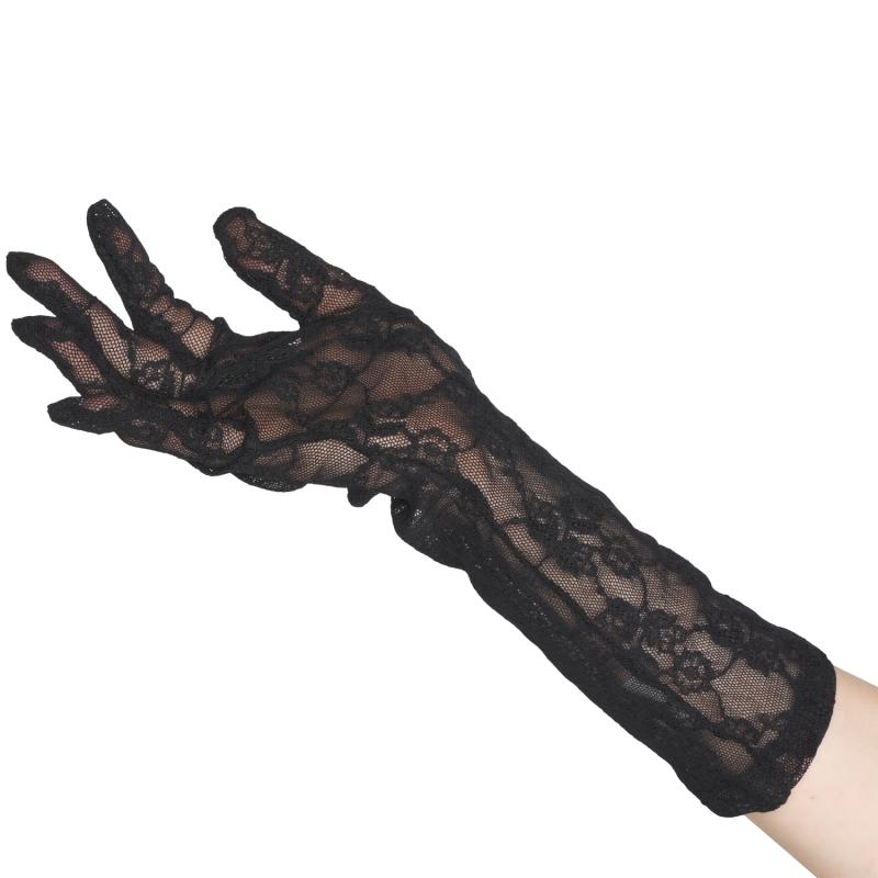Amorable By Rimba Blonde Handsker - Sort Elegance