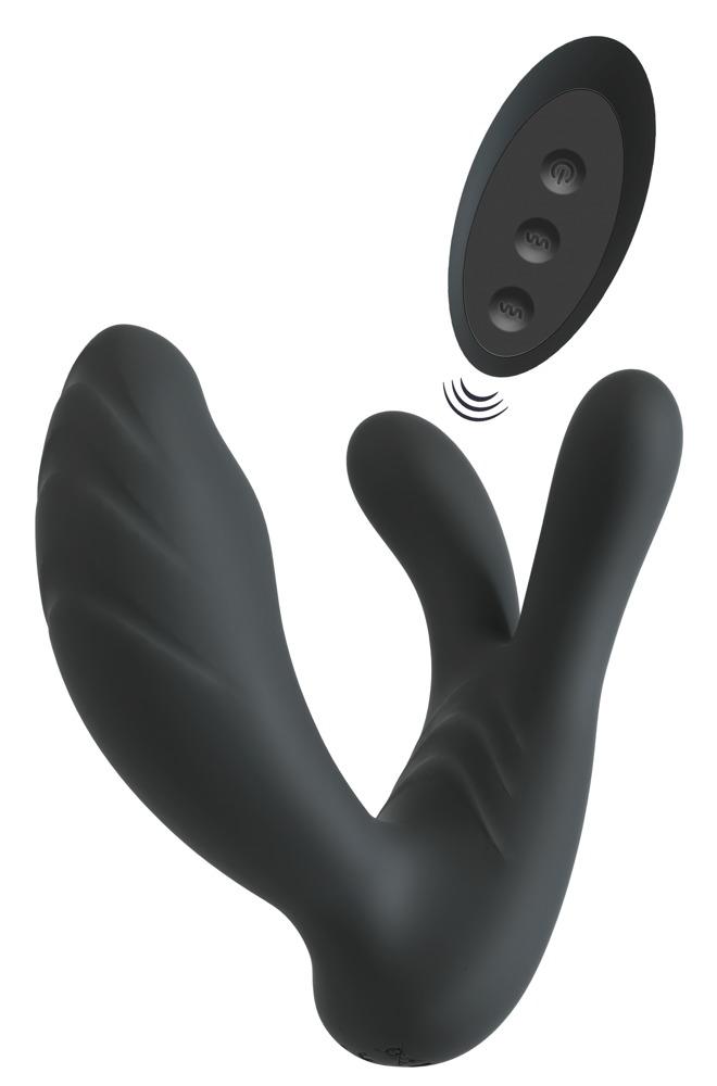 "Intens G- og P-Spot Vibrator med Klitorisstimulator"