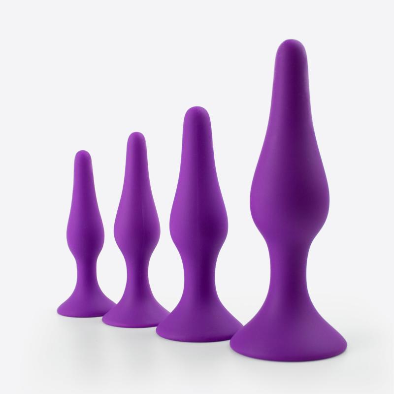 Basics Butt Plug Sæt - 4 Stk. til Nybegyndere
