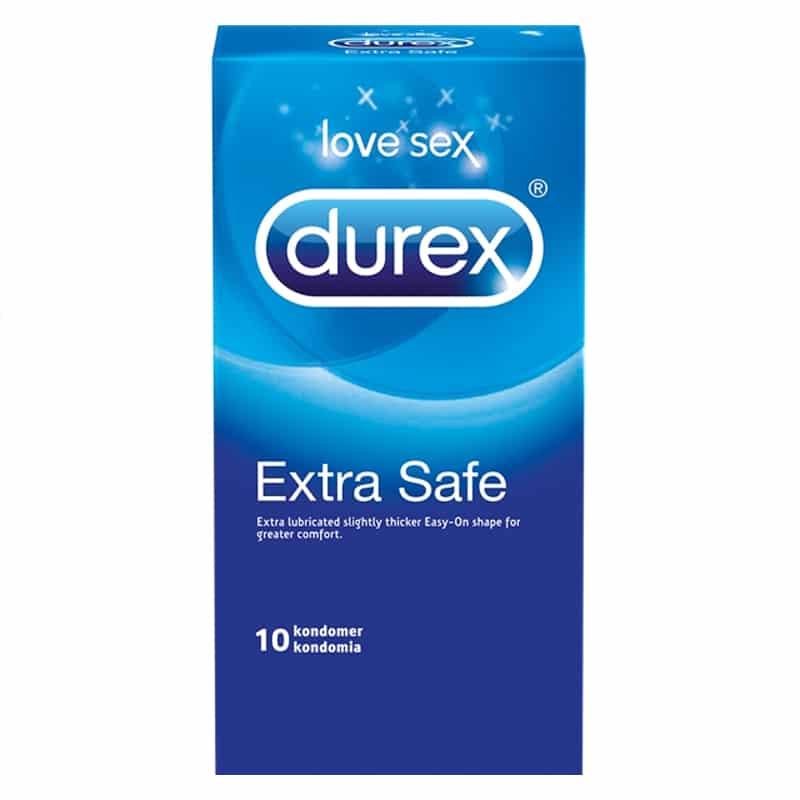 Durex Extra Safe Kondomer 10 Stk - Sikker Sex og Komfort