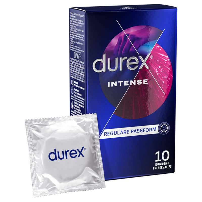 Durex Intense Orgasmic Kondomer - 10 Stk til Øget Nydelse