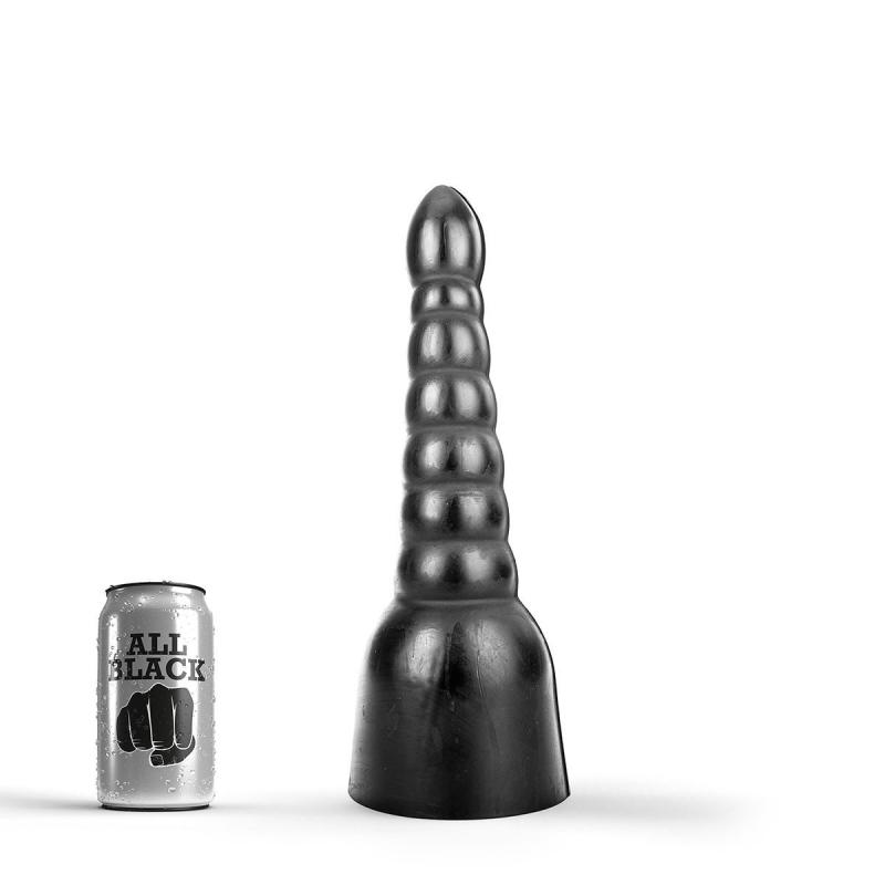 17" Stor Anal Dildo fra All Black - Uforglemmelig Oplevelse