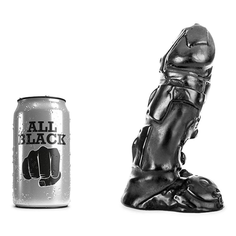 25 Anal Dildo fra All Black - Ekstra Stimulation!