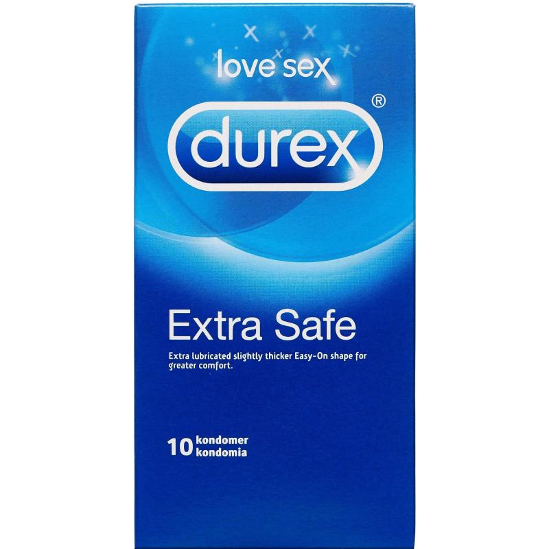 Durex Extra Safe Kondomer med Ekstra Glidecreme