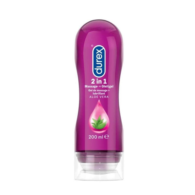 Durex Play 2 i 1 Massageolie og Glidecreme - 200 ml
