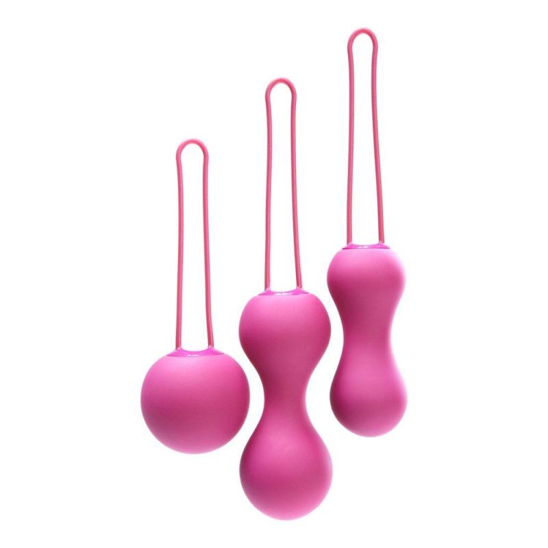 Ami Bækkenbundskugler - 3 Stk. Rosa fra Je Joue