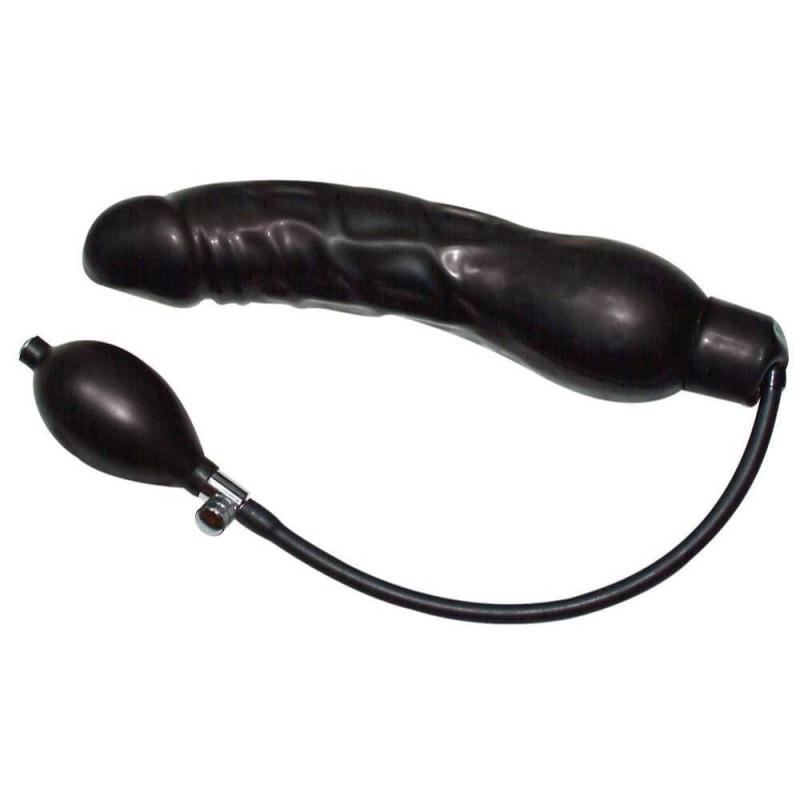 Latex Pumpe Dildo - Justerbar Størrelse til Intim Træning