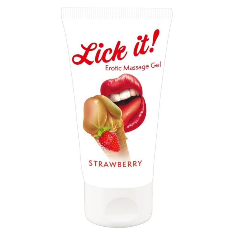 Lick It! Erotisk Massagegel - Smagfuld Nydelse til Par