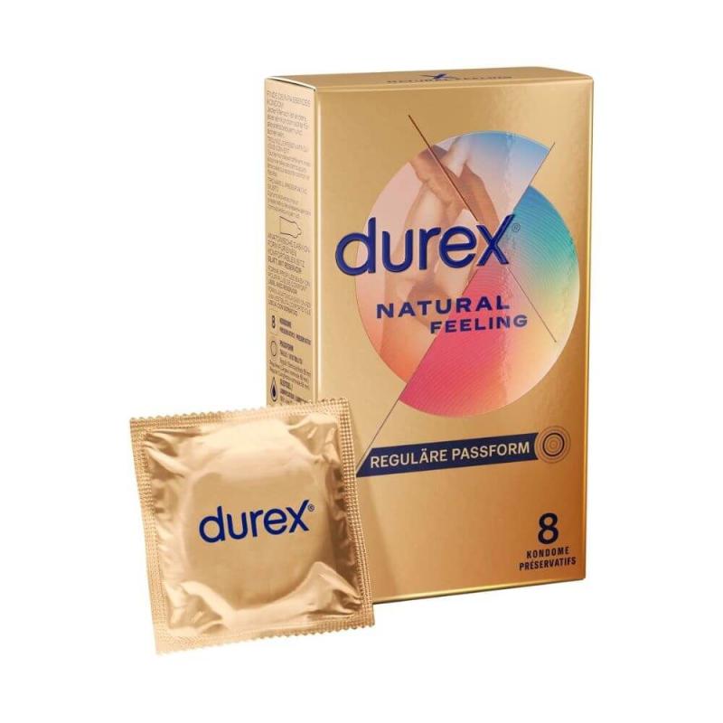 Durex Natural Feeling Kondomer - 8 Stk til gode priser