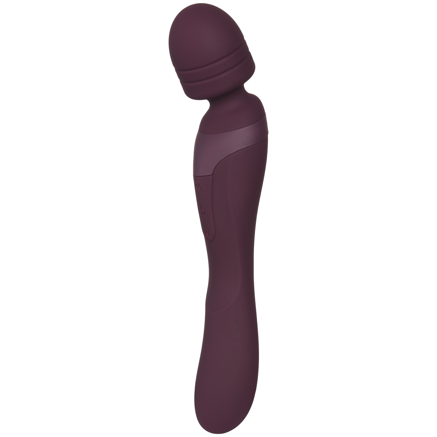 Duo Opladelig Magic Wand & Dildo Vibrator - Bordeaux