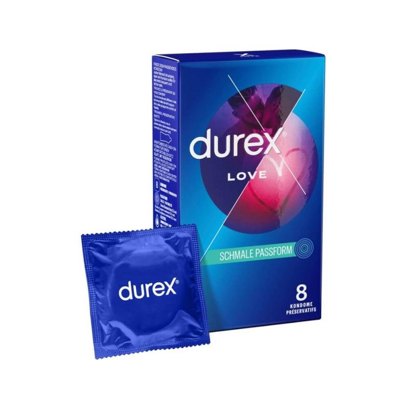 Durex Love Pasform Kondomer 8 Stk. - Komfortabel Beskyttelse