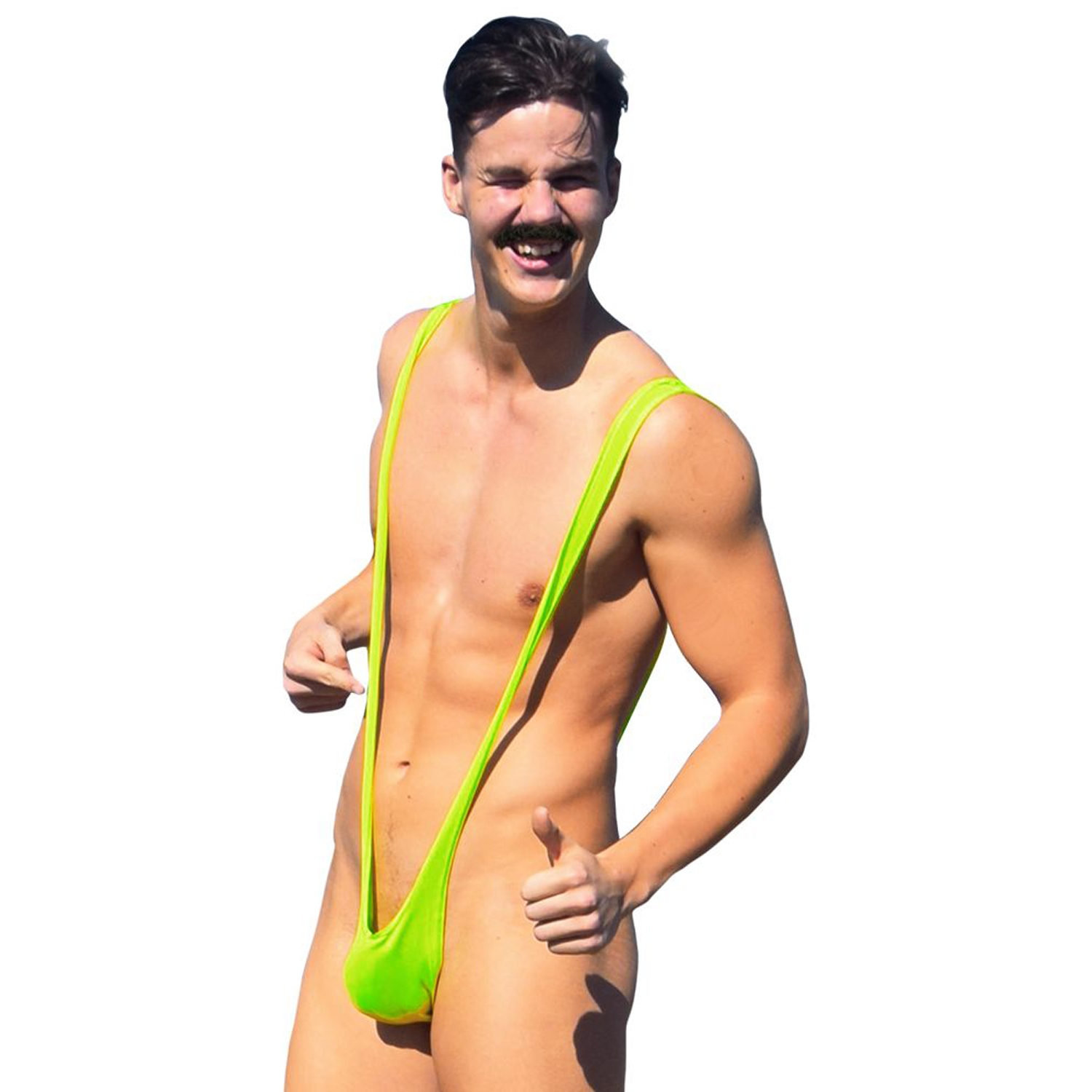Borat Mankini   Grøn   One Size fra Mikamax