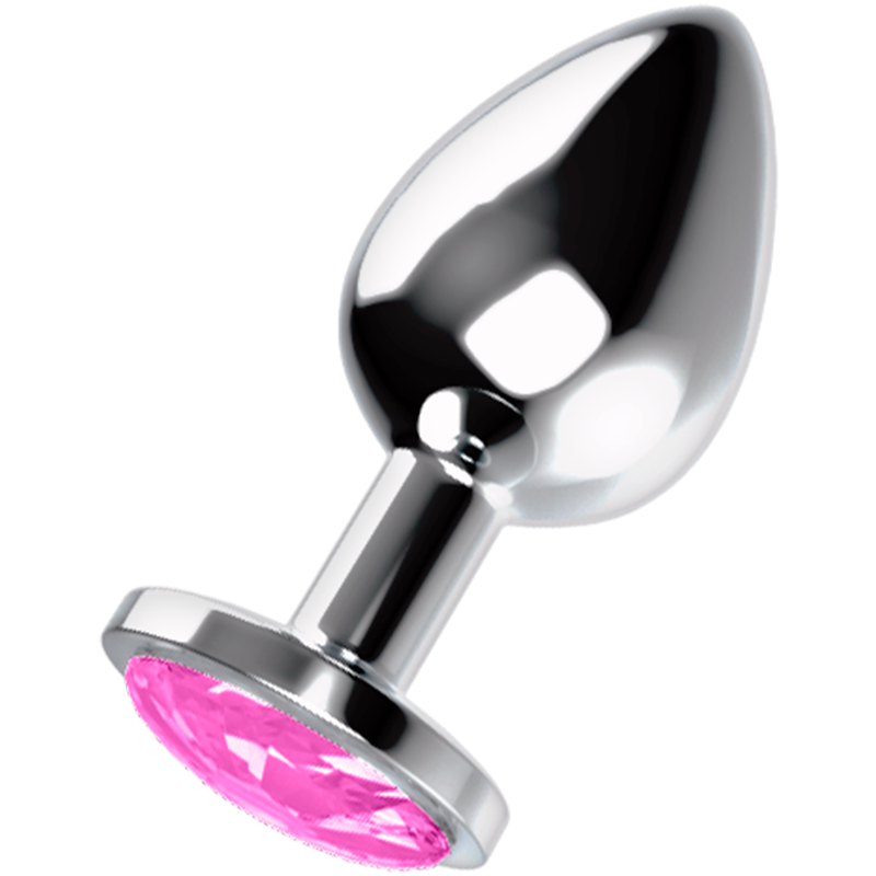 Anal Plug Metal   Ohmama   Pink   S