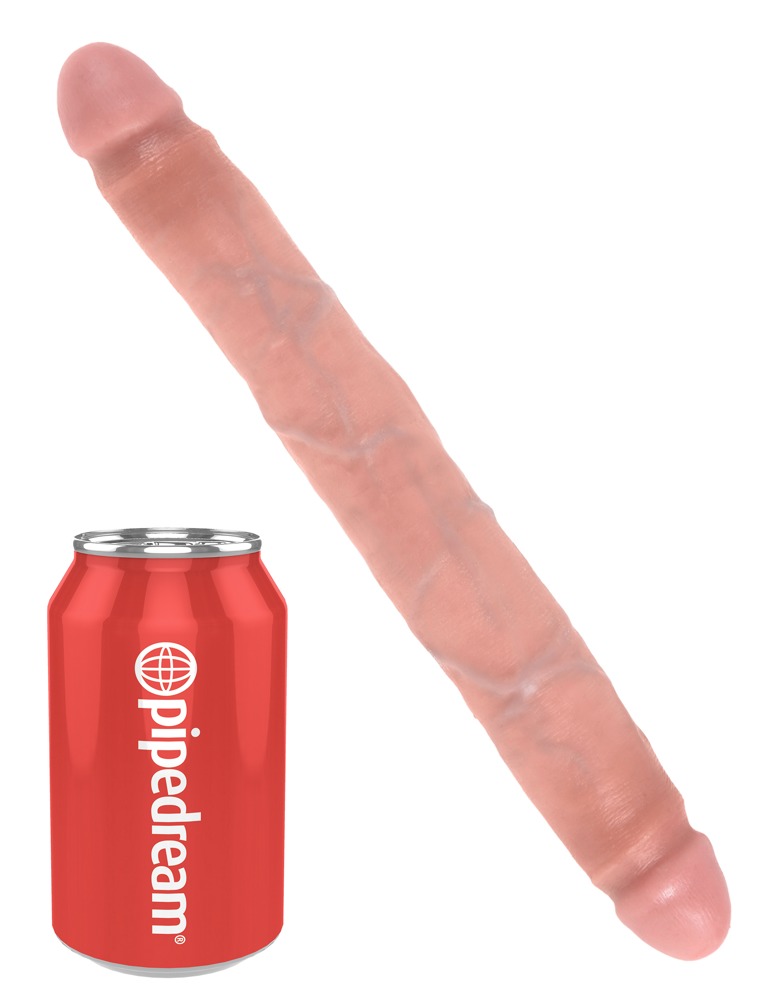 12â Slim Double Dildo fra King Cock